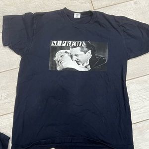 Supreme t shirt with Dracula.  Used Good shape size medium color navy